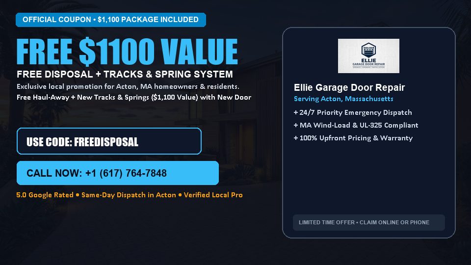 Ellie Garage Door Repair FREE Haul-Away & Heavy-Duty Tracks with New Door